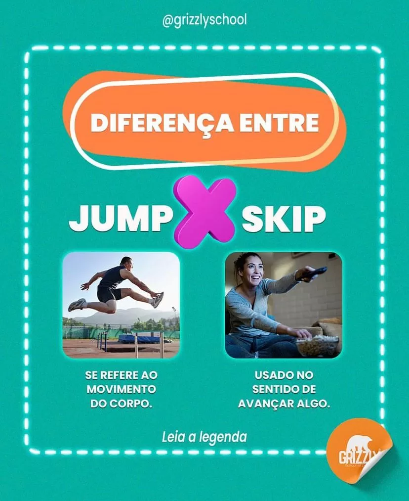 post insta diferença jump skip